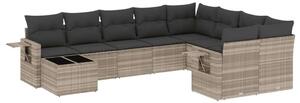 VidaXL Polyrattan Kerti Ülőgarnitúra - 10 részes