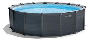 Intex Graphite Gray Pool medence 478 x 124 cm (homokszűrővel) (26384GS)