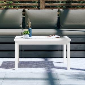 VidaXL fehér tömör fenyőfa kerti asztal 82,5x50,5x45 cm