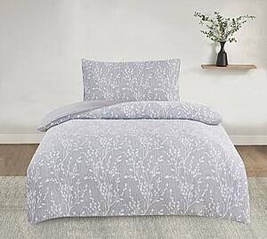 Boston szürke jacquard damaszt lapok 200x140cm+90x70cm TiaHome