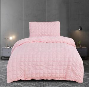 Krepp lapok Polycotton Neapol rózsaszín 200x140cm+90x70cm TiaHome