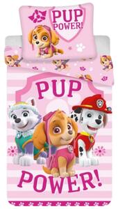 Disney Paw Patrol ágynemű rózsaszín 140x200cm+90x70cm Setino