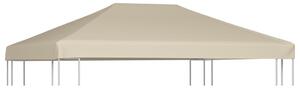 Bézs pavilon tetőponyva 310 g/m² 4 x 3 m
