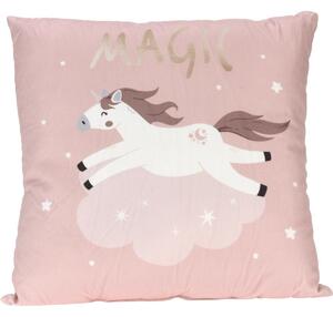 Unicorn dream gyerek párna rózsaszín, 40 x 40 cm