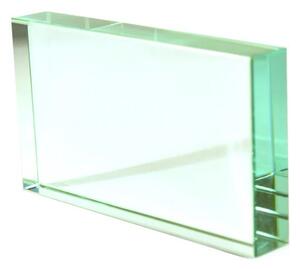 Négyszögletes üvegblokk, 114x62x18mm