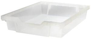 Gratnells Standard Shallow F1 tálca, átlátszó, 427x312x75mm