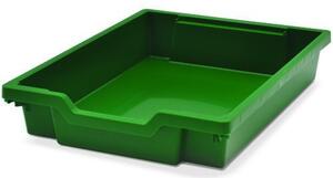 Gratnells Shallow F1 tálca, zöld, 427x312x75mm