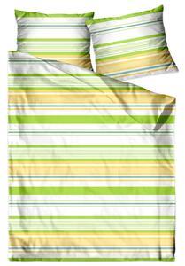 Pamut prémium ágynemű zöld színben Rozmer: 140x200 cm | 1 x 70x80 cm