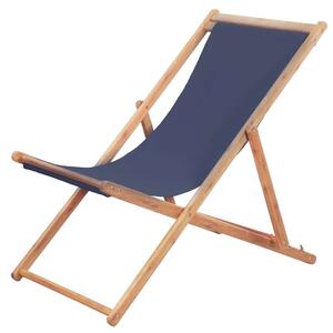 VidaXL Strandszék - Összecsukható - Kék