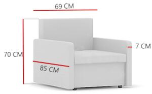 TONIL fotel, 69x70x85, haiti 5/haiti 3