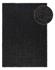 Fekete juta szőnyeg 60x90 cm Bouclé – Hanse Home