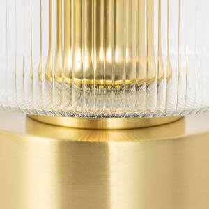 Art Deco asztali lámpa arany üveggel - Laura