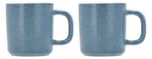 Fjord 2 db-os kék porcelán bögre szett, 250 ml - Villa Collection