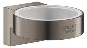 Pohártartó GROHE Selection pohár nélküli csiszolt Hard Graphite 41027AL0