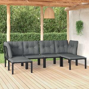 VidaXL Polyrattan Kerti Ülőgarnitúra - 6 személyes