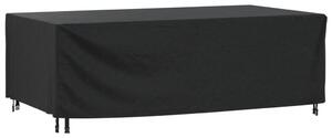Fekete 420D vízálló kerti bútorhuzat 229x113x73 cm