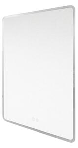 Mereo Mereo, téglalap alakú LED tükör 60x80 cm, elülső háttérvilágítással, fűtőpárnával, MER-CN172