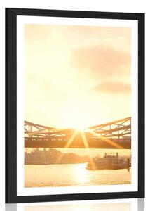 Poszter paszpartuval: Tower Bridge Londonban