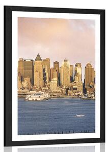 Poszter paszpartuval egyedi New York