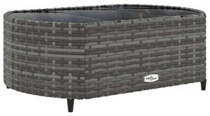 VidaXL Polyrattan Kerti Ülőgarnitúra - 8 részes - Szürke