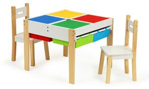 Creative faasztal székekkel gyermekek számára Table set