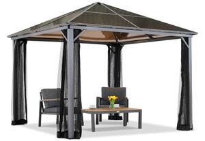 Kerti pavilon Milos 3x3m szúnyoghálóval Garden Point