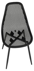 KONDELA Étkező szék, fekete, TEGRA TYP 2