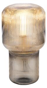 Design asztali lámpa borostyánsárga üveg - Zonat