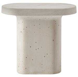 Pedrali Caementum világosszürke beton kerti oldalasztal 39,5 x 30 cm
