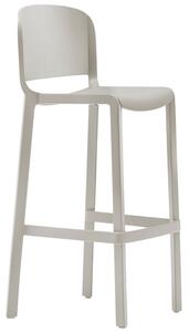 Pedrali Bézs műanyag bárszék Dome 263 76,5 cm