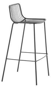 Pedrali Antracitszürke fém bárszék Nolita 3658 75 cm