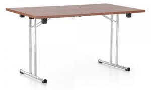 Összecsukható asztal 140 x 80 cm, Diófa