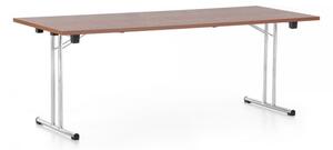 Összecsukható asztal 200 x 80 cm, Diófa