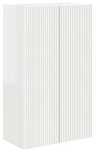 VidaXL TV Fali Szekrény Magas Fényű Fehér 59,5 x 31 x 100 cm Faanyag