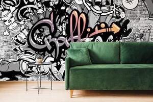 Tapéta modern graffitti művészet - 150x100