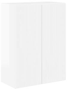 VidaXL TV Fali Szekrény Magas Fényű Fehér 59,5 x 31 x 80 cm Faanyag