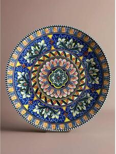 Szicília témájú tányér 26 cm x 26 cm x 3 cm