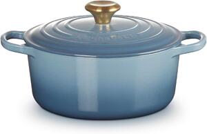 Le Creuset Signature Öntöttvas lábas Ø 24cm 4,2L - Kék