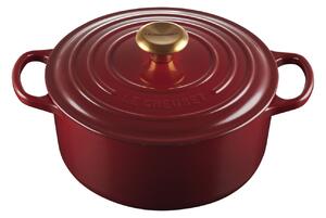 Le Creuset Signature Öntöttvas lábas Ø 22cm 3,3L - Piros