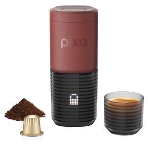 Hordozható automatás kávéfőző Nespresso kapszulákhoz, Wacaco, Pixapresso, piros