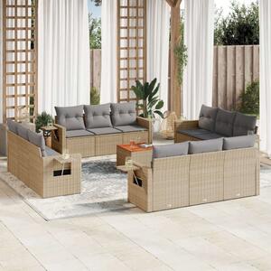 VidaXL Polyrattan Kerti Ülőgarnitúra - 13 részes