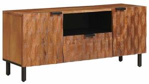 VidaXL TV szekrény Akácbarna felület 105 x 33 x 46 cm Tömör Mangófát