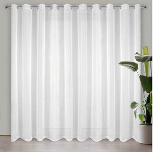 Lucy fényáteresztő függöny voile anyagból Fehér 300x250 cm