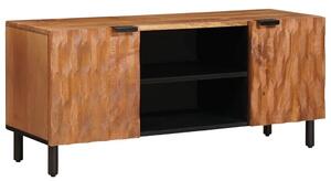 VidaXL TV szekrény Akácbarna felület 105 x 33,5 x 46 cm Tömör Mangófát
