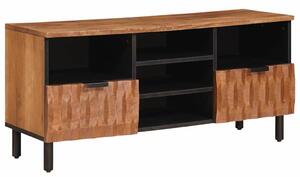 VidaXL TV szekrény Akácbarna felület 100 x 33 x 46 cm Tömör Mangófát