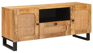 VidaXL TV szekrény fiókkal Barna 105 x 33,5 x 46 cm Tömör Mangófát