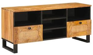 VidaXL TV szekrény fiókkal Barna 100 x 33 x 46 cm Tömör Mangófát