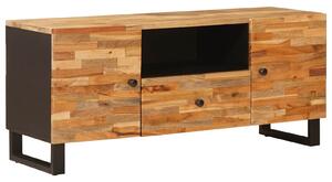 VidaXL TV szekrény polcokkal Barna 105 x 33 x 46 cm Tömör Mangófát