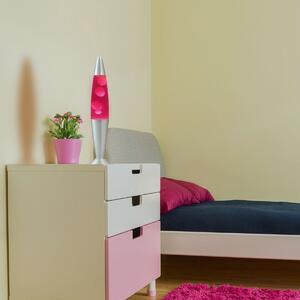 Rabalux Lollipop asztali lámpa 1x40 W átlátszó-rózsaszín 4108