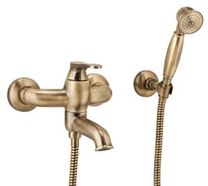 Omnires Art Deco kád és zuhany csaptelep fali WARIANT-U-OLTENS | SZCZEGOLY-U-GROHE | AD5131BR
